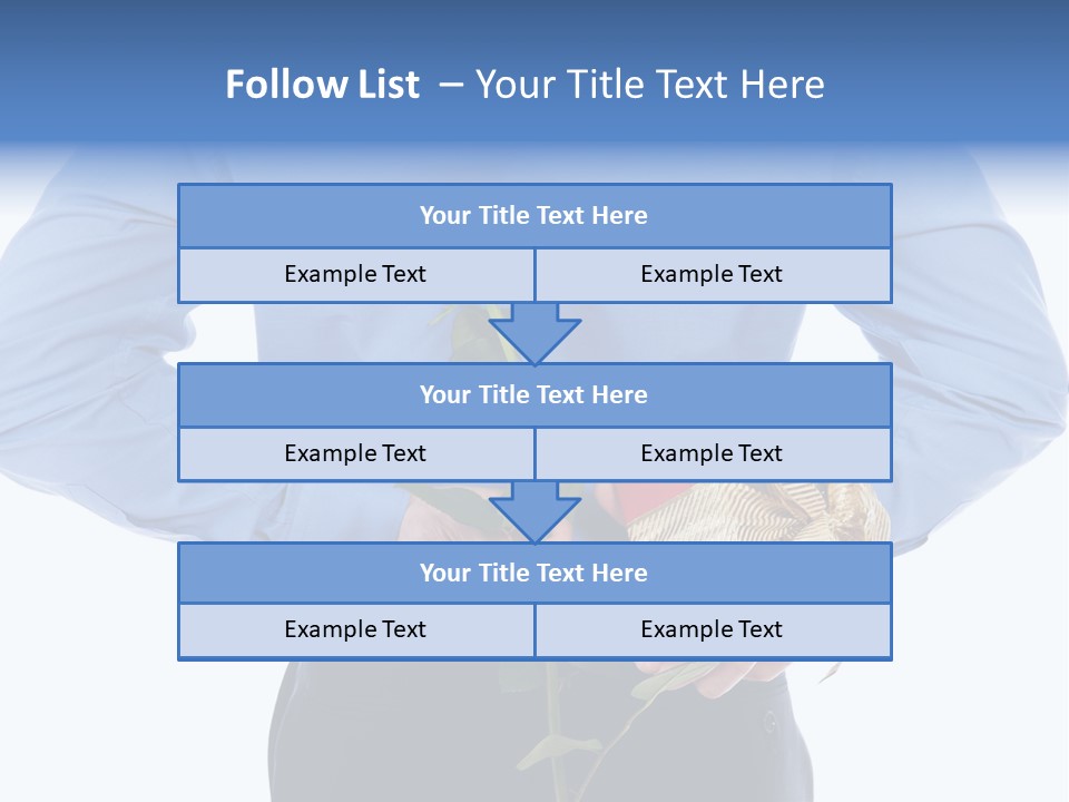 Hand White Giving PowerPoint Template