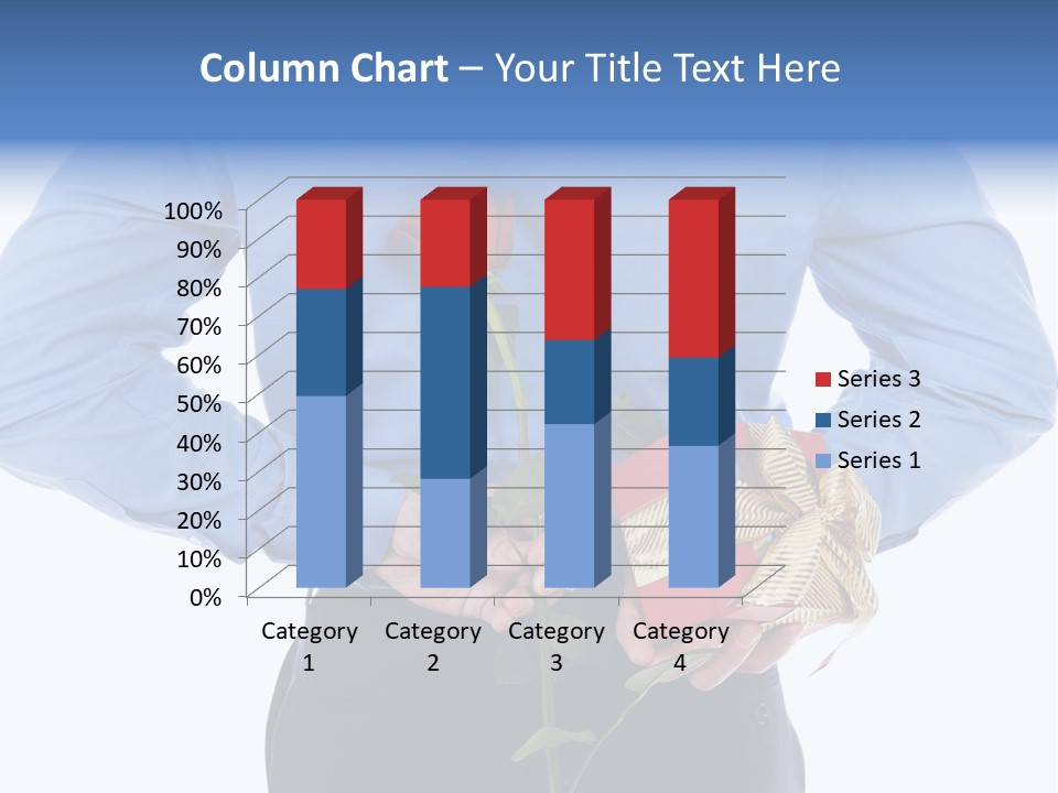 Hand White Giving PowerPoint Template