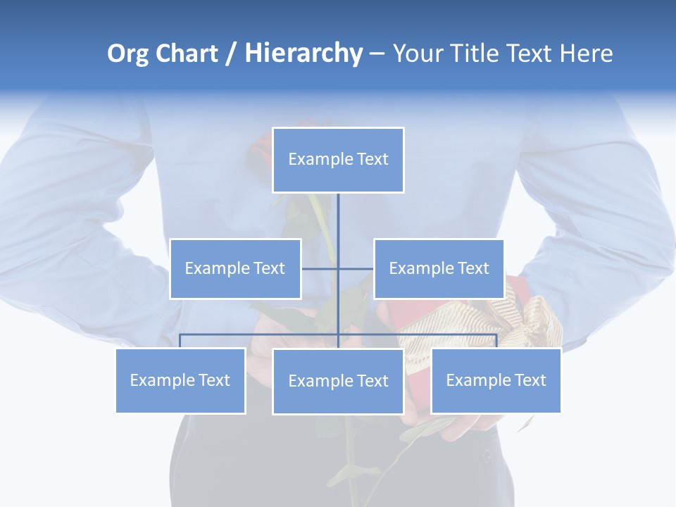 Hand White Giving PowerPoint Template