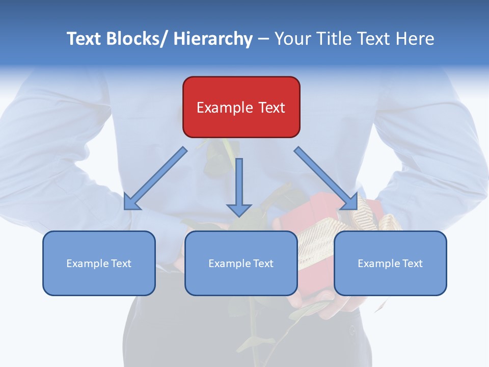 Hand White Giving PowerPoint Template