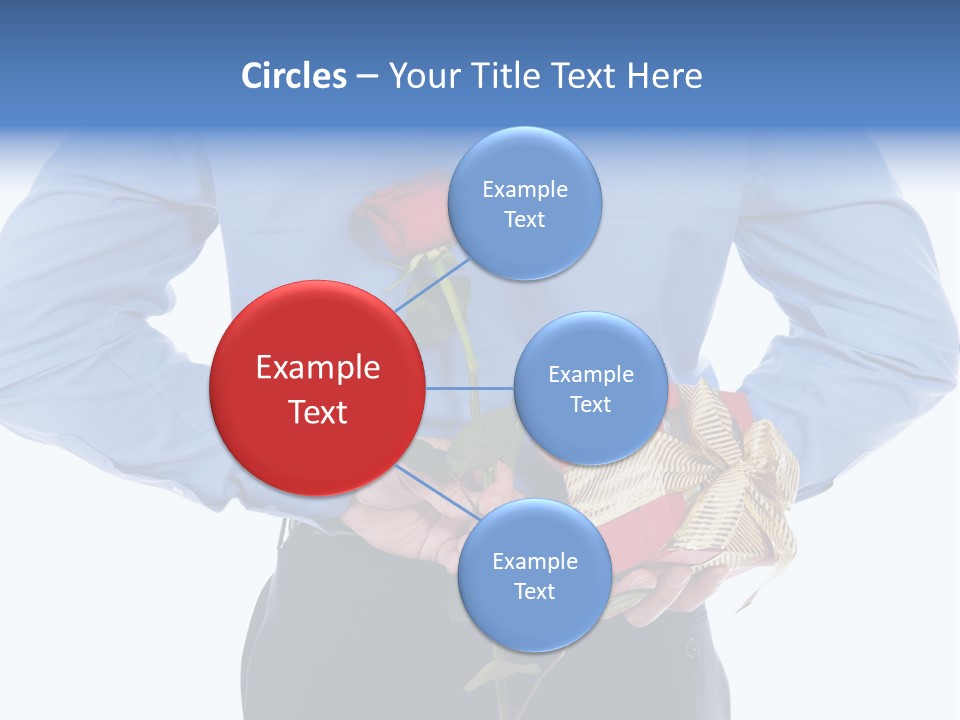 Hand White Giving PowerPoint Template