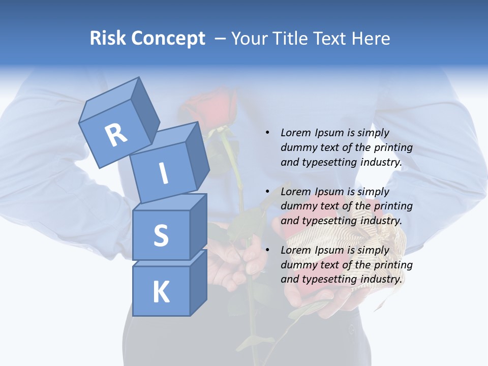 Hand White Giving PowerPoint Template