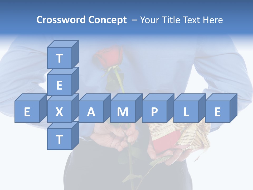 Hand White Giving PowerPoint Template