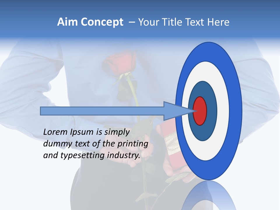 Hand White Giving PowerPoint Template