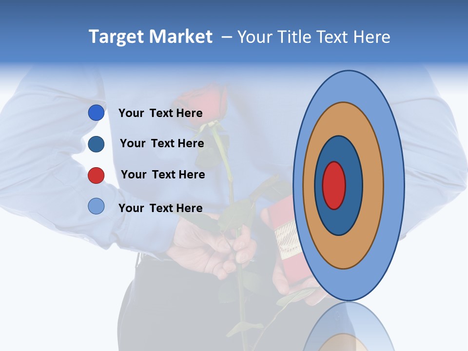 Hand White Giving PowerPoint Template