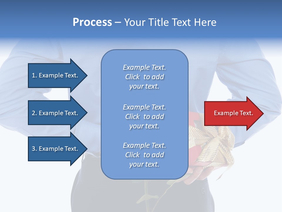 Hand White Giving PowerPoint Template