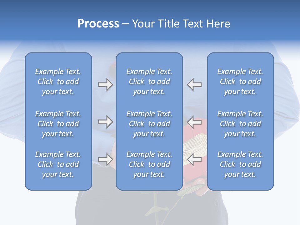 Hand White Giving PowerPoint Template