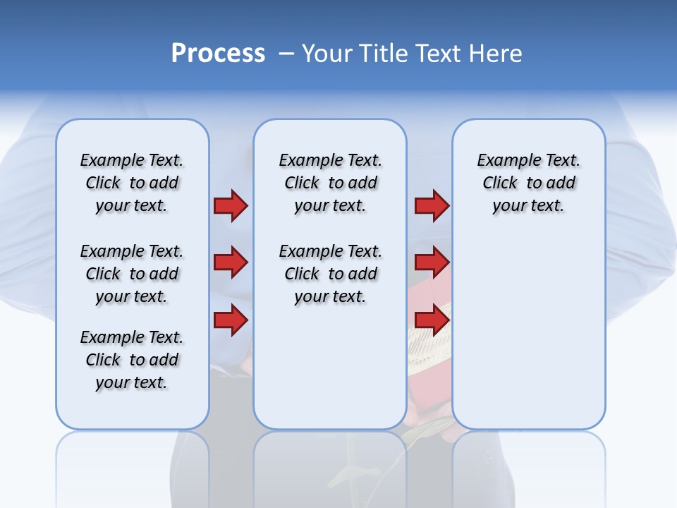 Hand White Giving PowerPoint Template