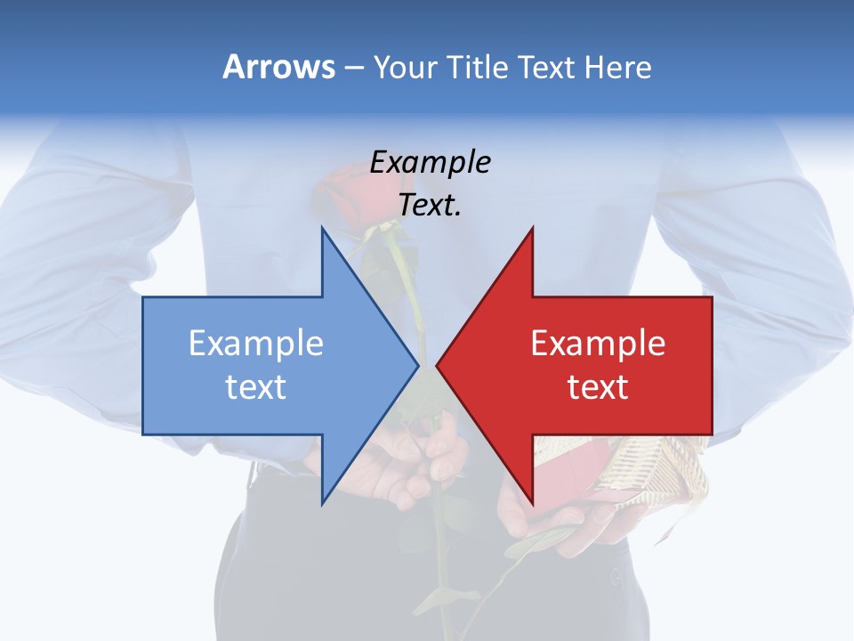 Hand White Giving PowerPoint Template