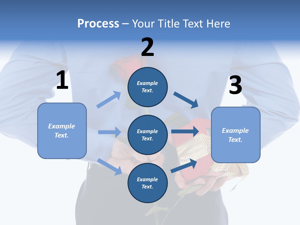 Hand White Giving PowerPoint Template