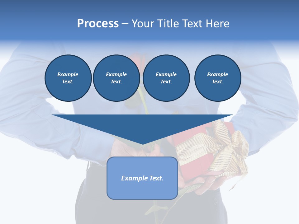 Hand White Giving PowerPoint Template