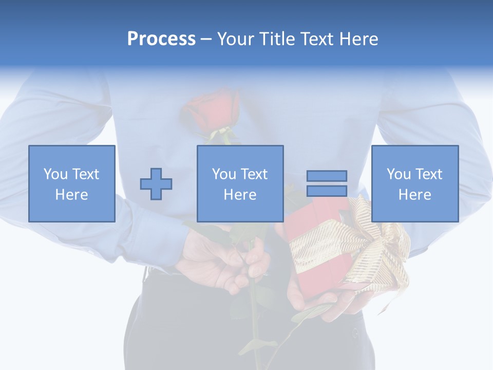 Hand White Giving PowerPoint Template