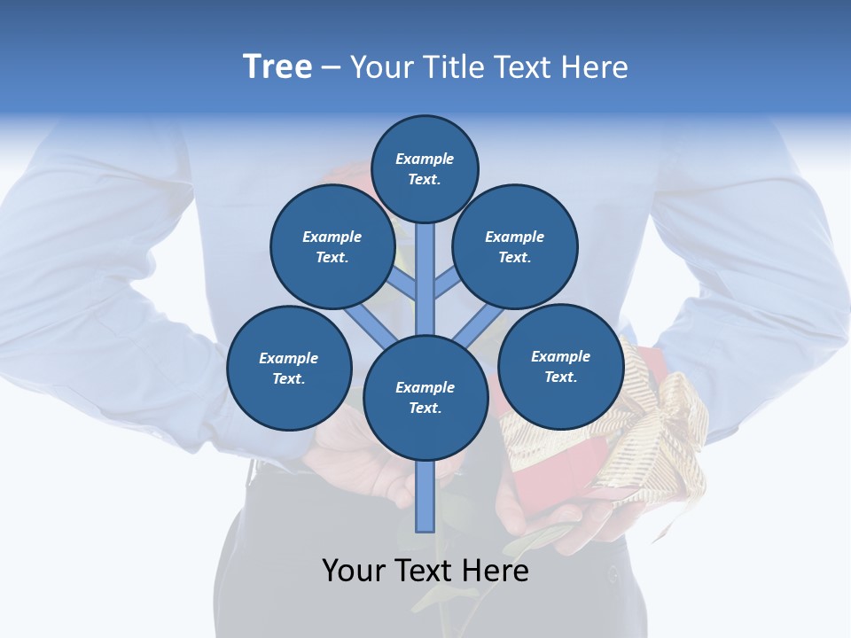 Hand White Giving PowerPoint Template