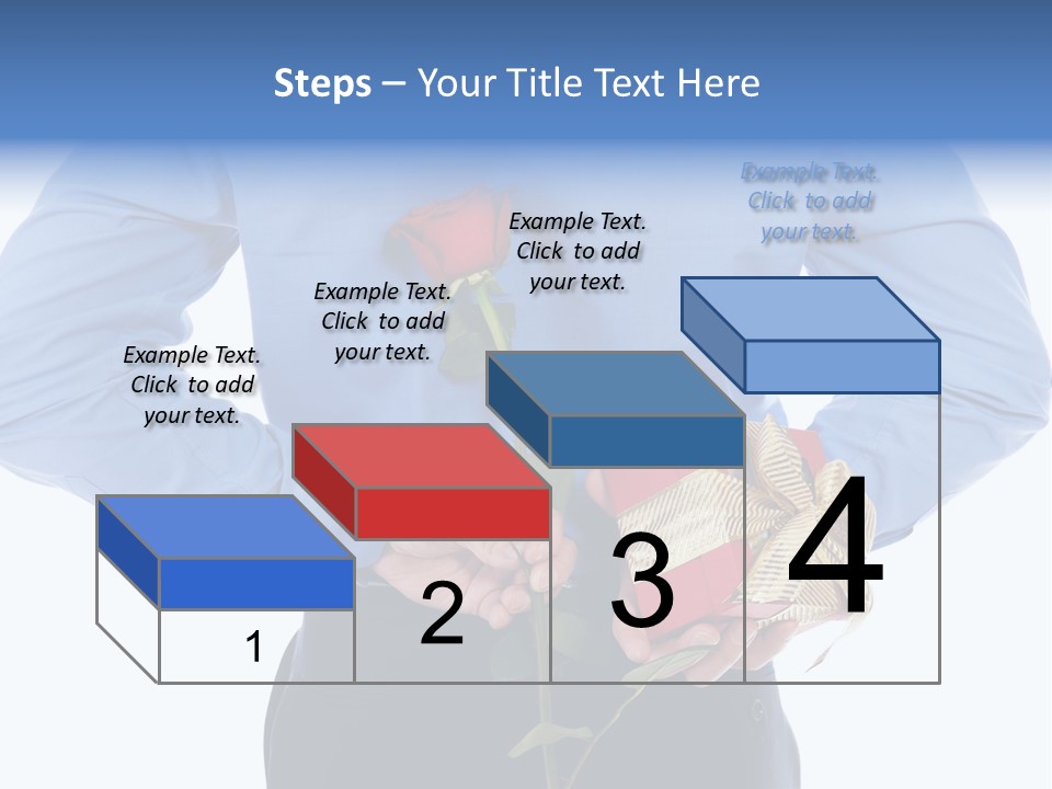 Hand White Giving PowerPoint Template