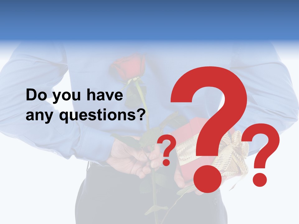 Hand White Giving PowerPoint Template