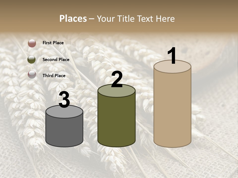 Brown Nutrition Bread PowerPoint Template