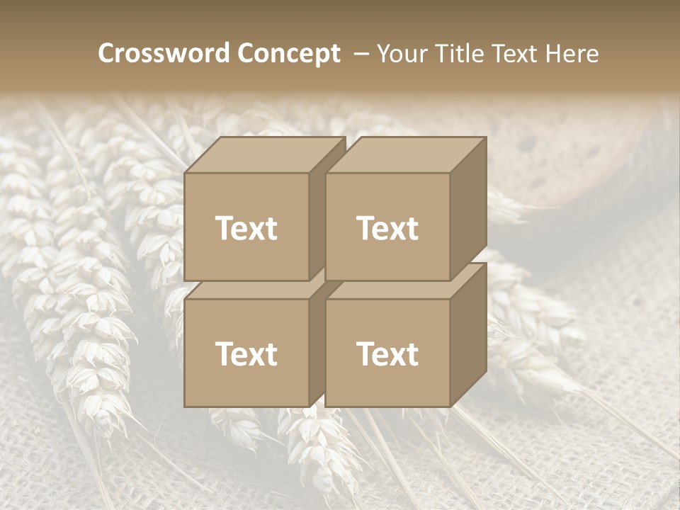 Brown Nutrition Bread PowerPoint Template