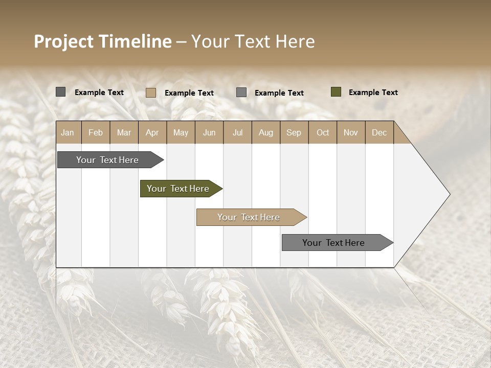 Brown Nutrition Bread PowerPoint Template