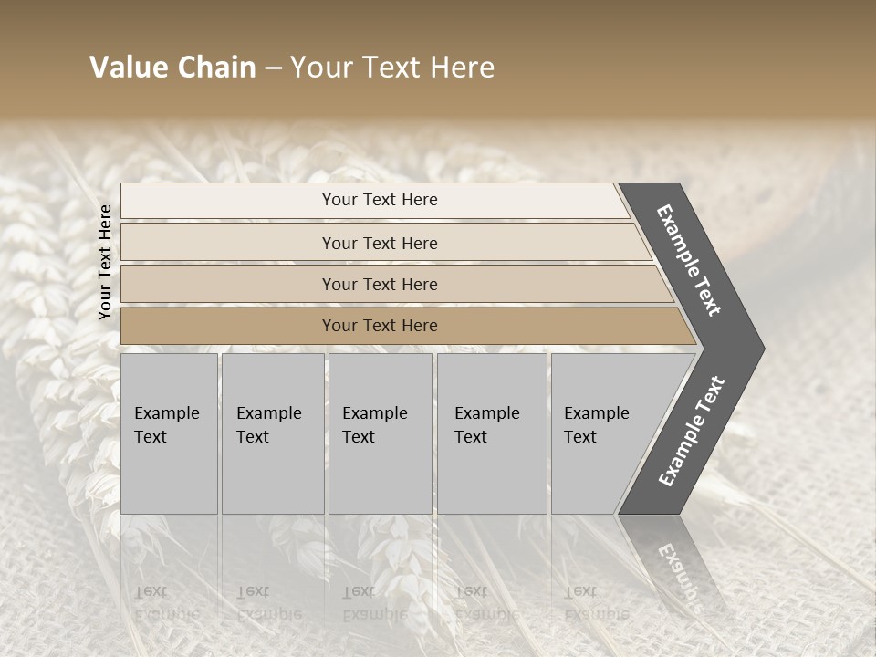 Brown Nutrition Bread PowerPoint Template