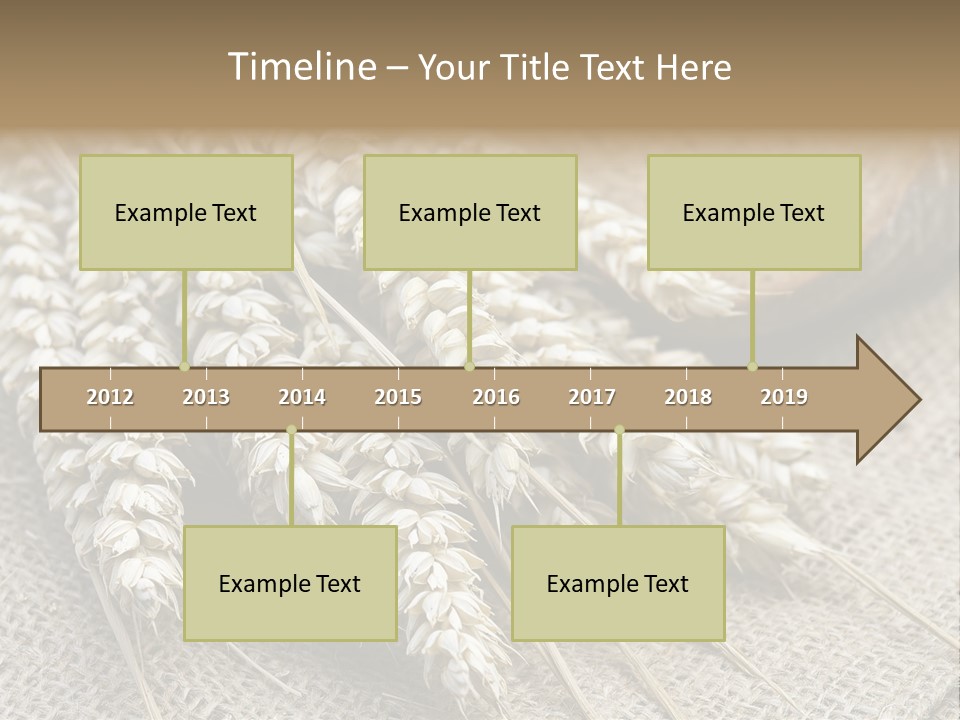 Brown Nutrition Bread PowerPoint Template