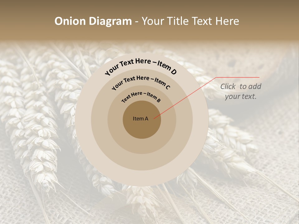 Brown Nutrition Bread PowerPoint Template