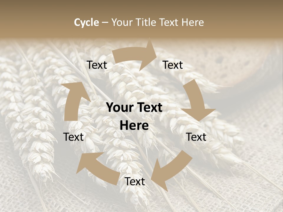 Brown Nutrition Bread PowerPoint Template