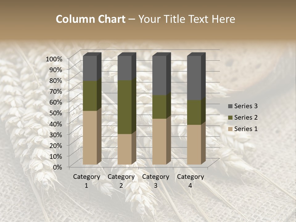 Brown Nutrition Bread PowerPoint Template
