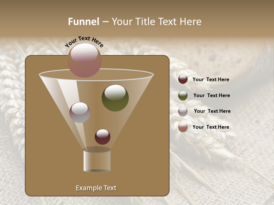 Brown Nutrition Bread PowerPoint Template