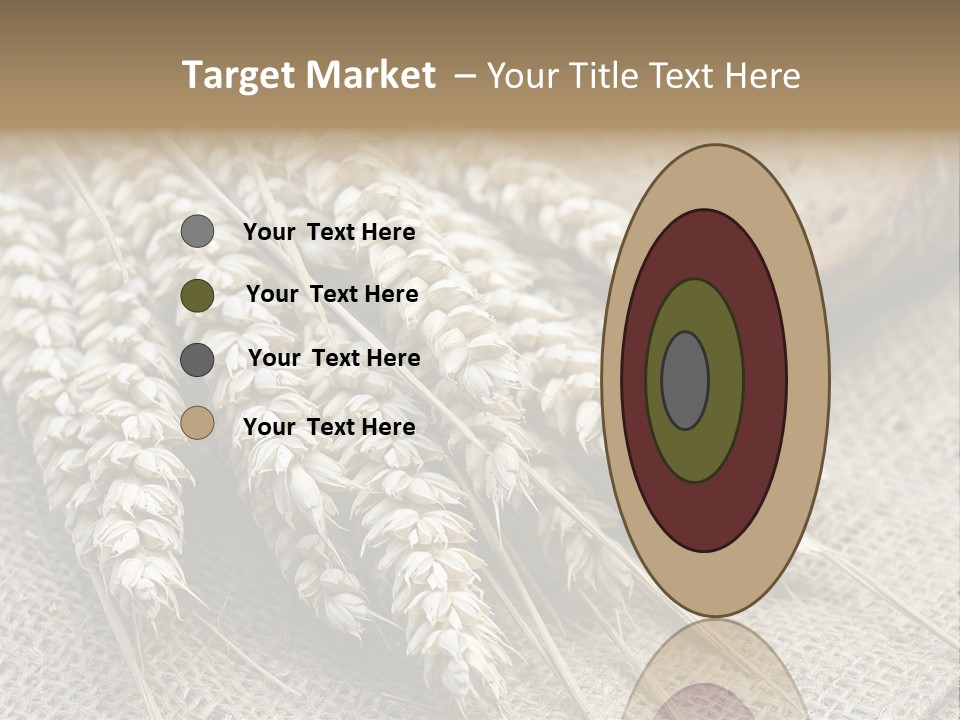 Brown Nutrition Bread PowerPoint Template