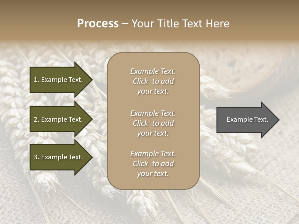 Brown Nutrition Bread PowerPoint Template