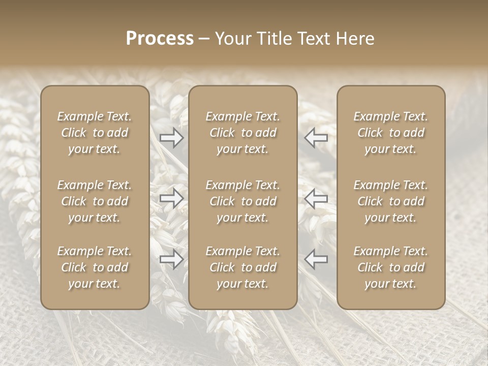 Brown Nutrition Bread PowerPoint Template