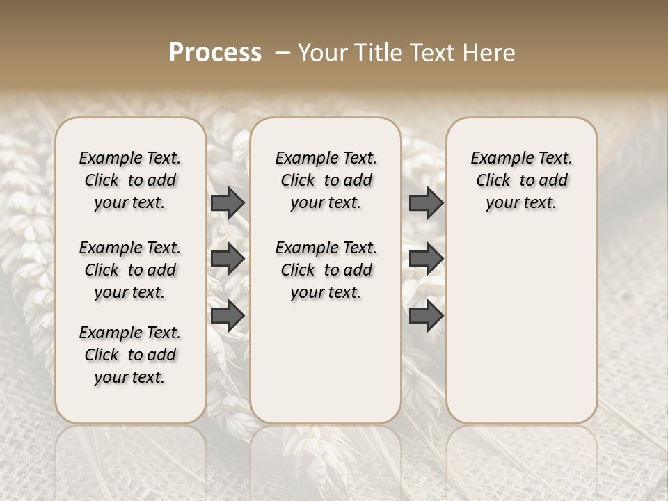 Brown Nutrition Bread PowerPoint Template