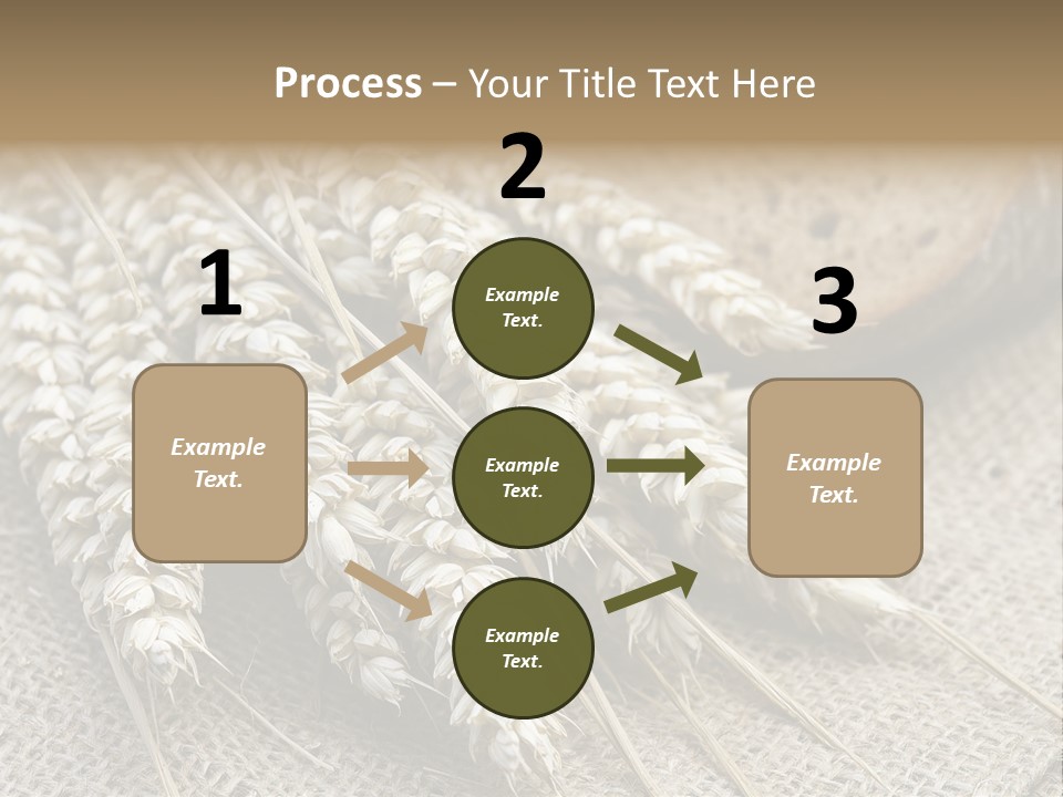 Brown Nutrition Bread PowerPoint Template