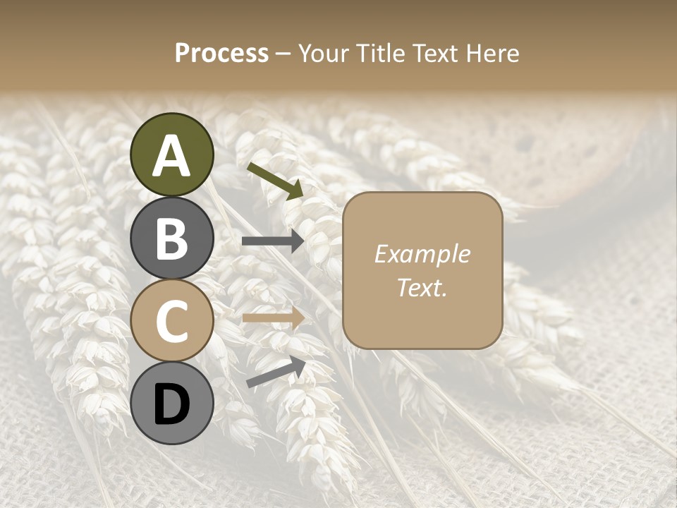 Brown Nutrition Bread PowerPoint Template