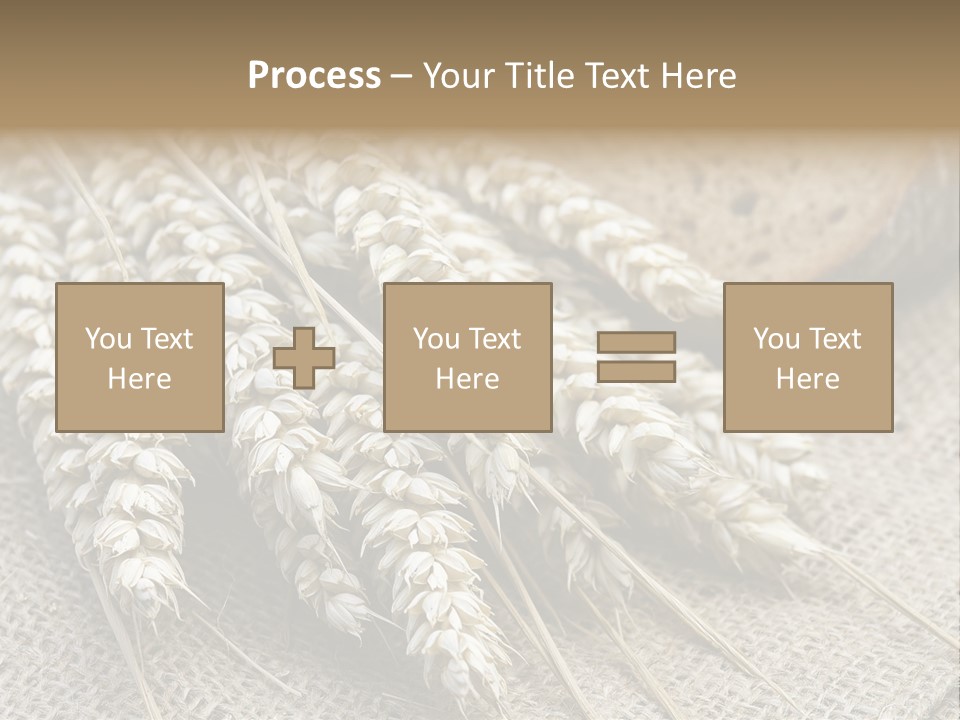 Brown Nutrition Bread PowerPoint Template