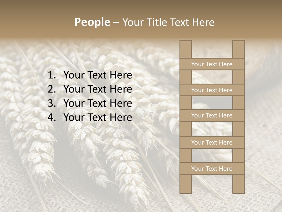 Brown Nutrition Bread PowerPoint Template