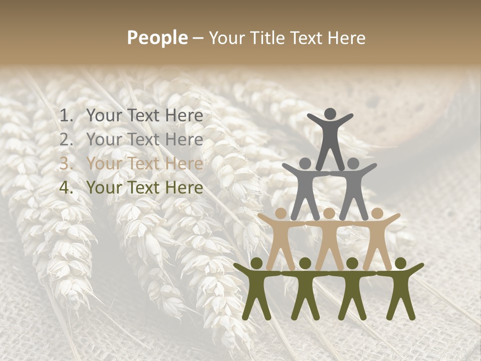 Brown Nutrition Bread PowerPoint Template