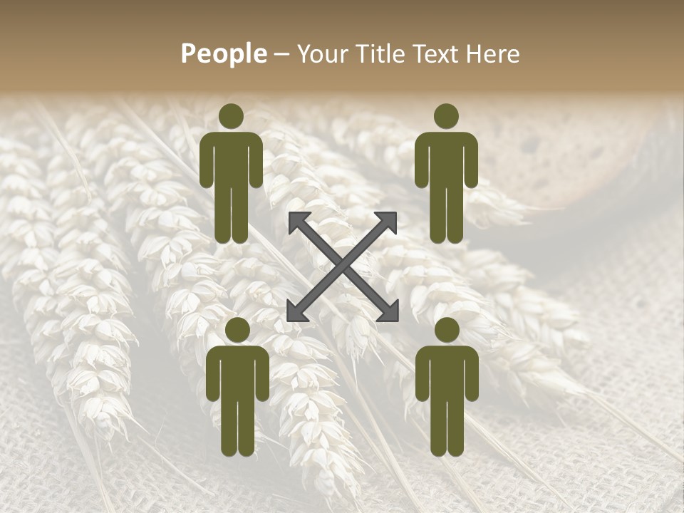 Brown Nutrition Bread PowerPoint Template