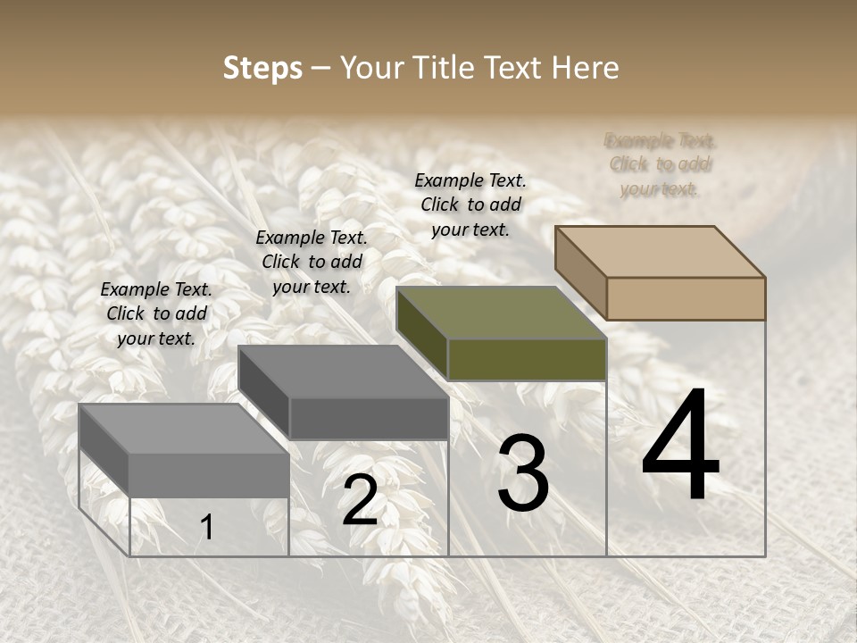 Brown Nutrition Bread PowerPoint Template