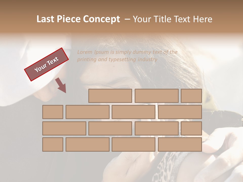 Person Poverty Nap PowerPoint Template