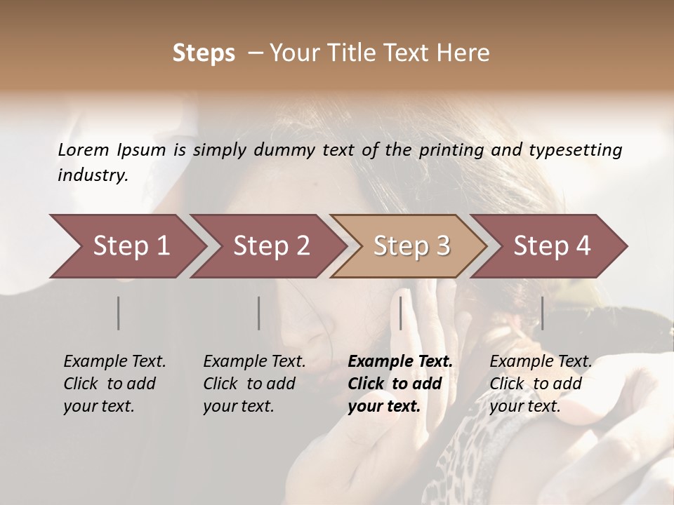 Person Poverty Nap PowerPoint Template