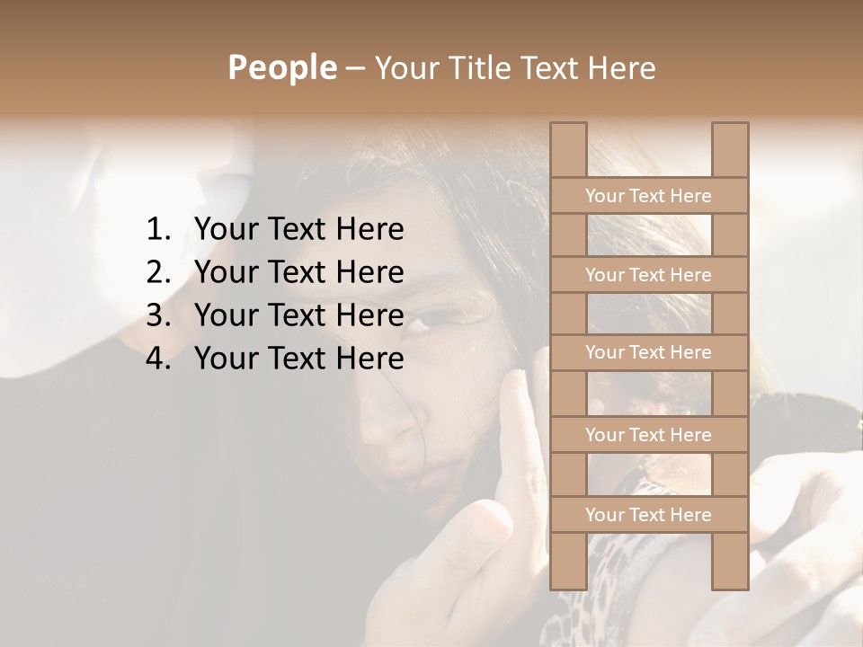 Person Poverty Nap PowerPoint Template