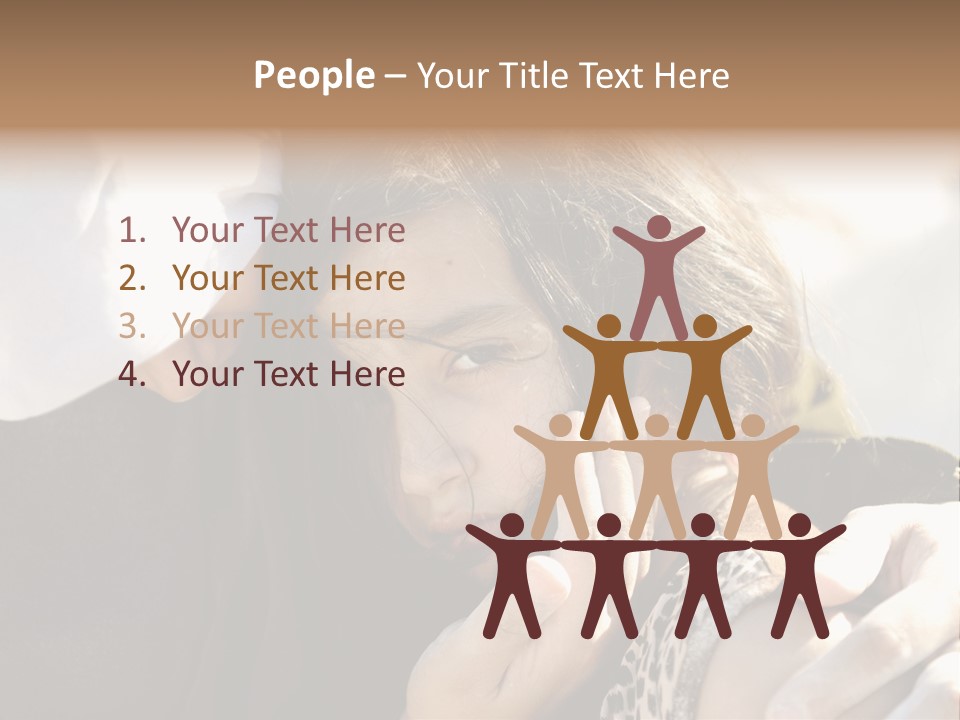 Person Poverty Nap PowerPoint Template