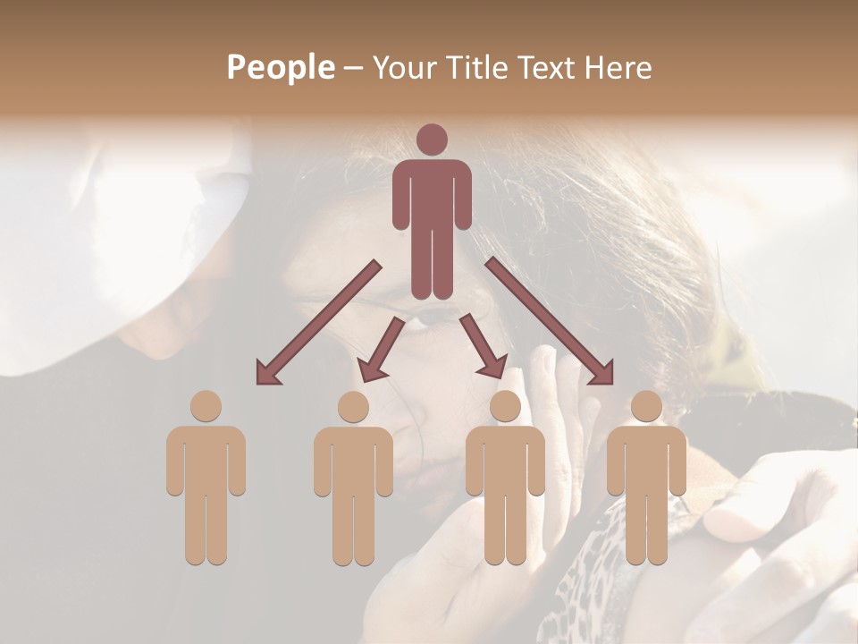 Person Poverty Nap PowerPoint Template