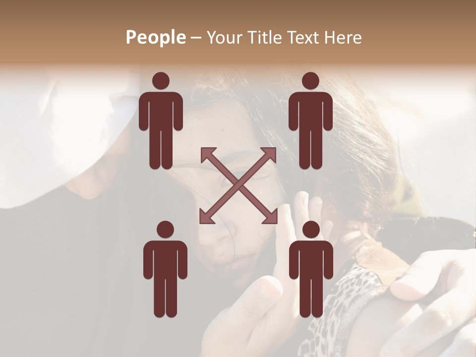 Person Poverty Nap PowerPoint Template