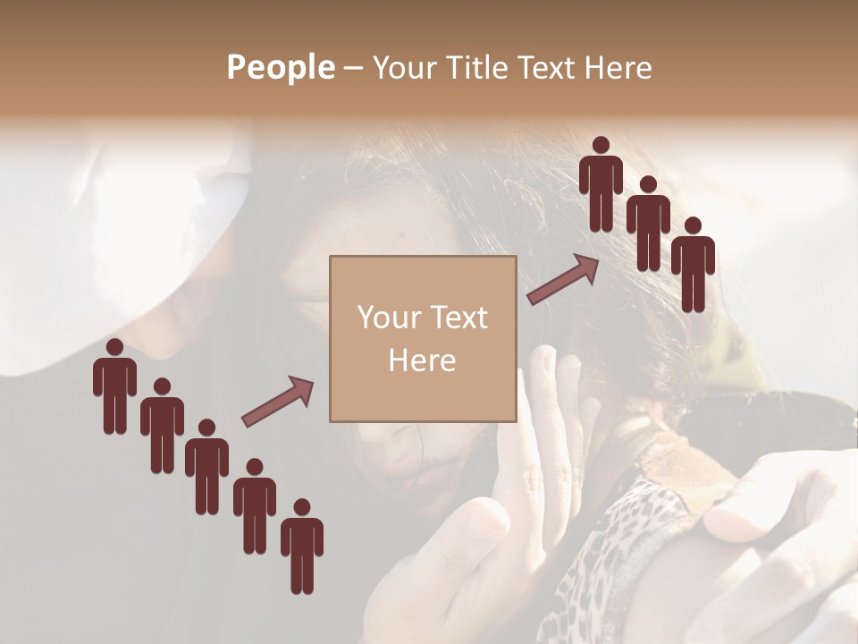 Person Poverty Nap PowerPoint Template