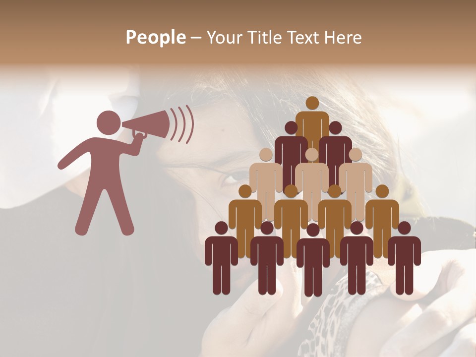 Person Poverty Nap PowerPoint Template