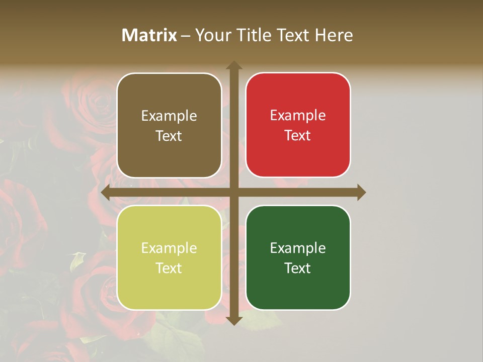 Red Roses PowerPoint Template