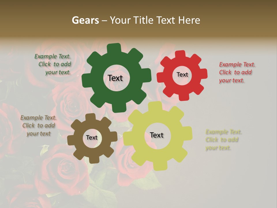 Red Roses PowerPoint Template
