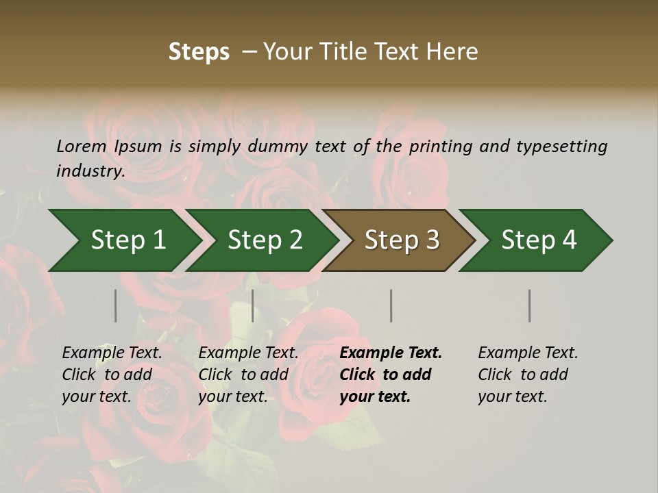 Red Roses PowerPoint Template